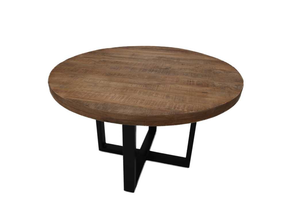 Round dining room table RONDU 150 cm in solid wood