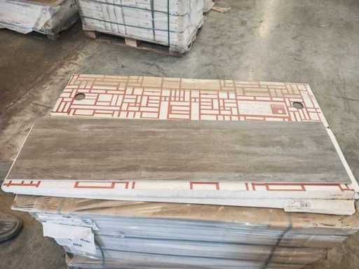 Villeroy&Boch Woods Antraciet Mat 30x120 cm Tegel 47,52 m²