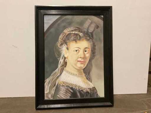 Pictura lui Gerard Luten (Rembrandt) Saskia van uilenburg