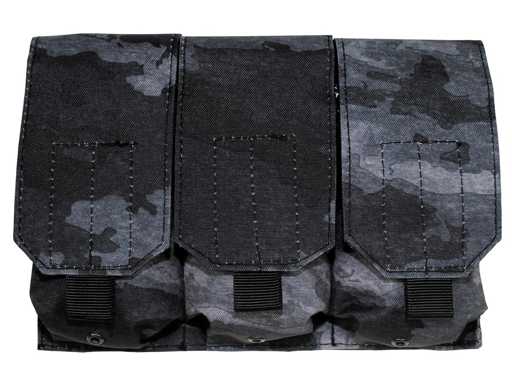 Magazintasche, 3-fach,MOLLE, HDT-camo LE (R16) (34x)