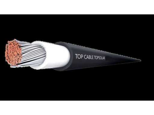 Solar - H1Z2Z2-K 1x6 zwarte Eca - Kabel (1500x)