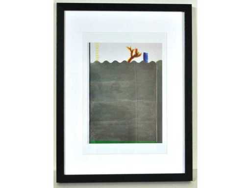 Roger Raveel - Concrete wall after rain - offset