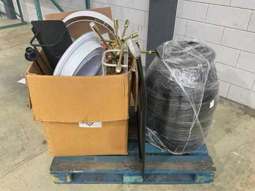 Mărfuri de returnare pe paleți