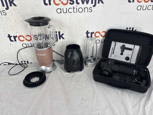 Tunturi – Massage gun | Princess – Blender onderdelen | NutriBullet – Blender