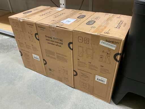 Bonton circubin waste bins (3x)