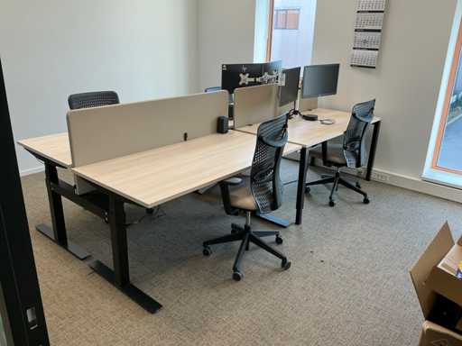 Bralco duo bureau en 2 bureautafels