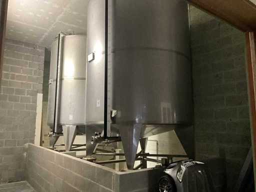 2018 Steas K5-SL Vertical Stainless Steel Storage Mixing Tank