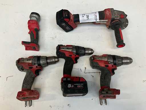 Milwaukee Weitere akkulose Werkzeuge (5x)