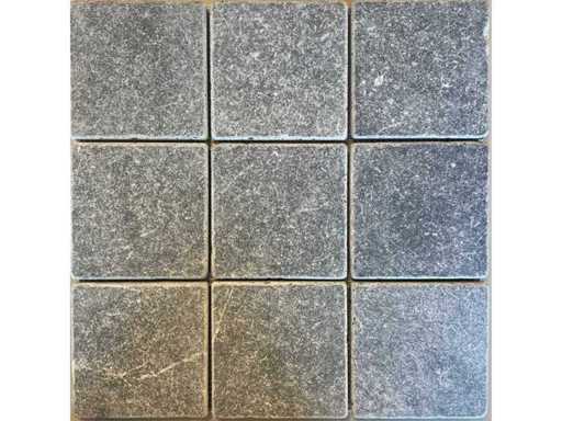 V_Stone Enogris Tamourinée 30x30 Mosaic 10x10 cm - Natuursteen Mozaïek 8m²