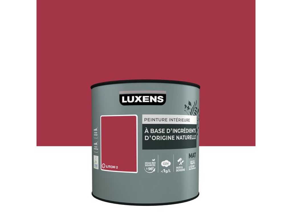 Luxens Luxens muur- en houtverf, mat licheerood 2, 0,5 liter (524x)