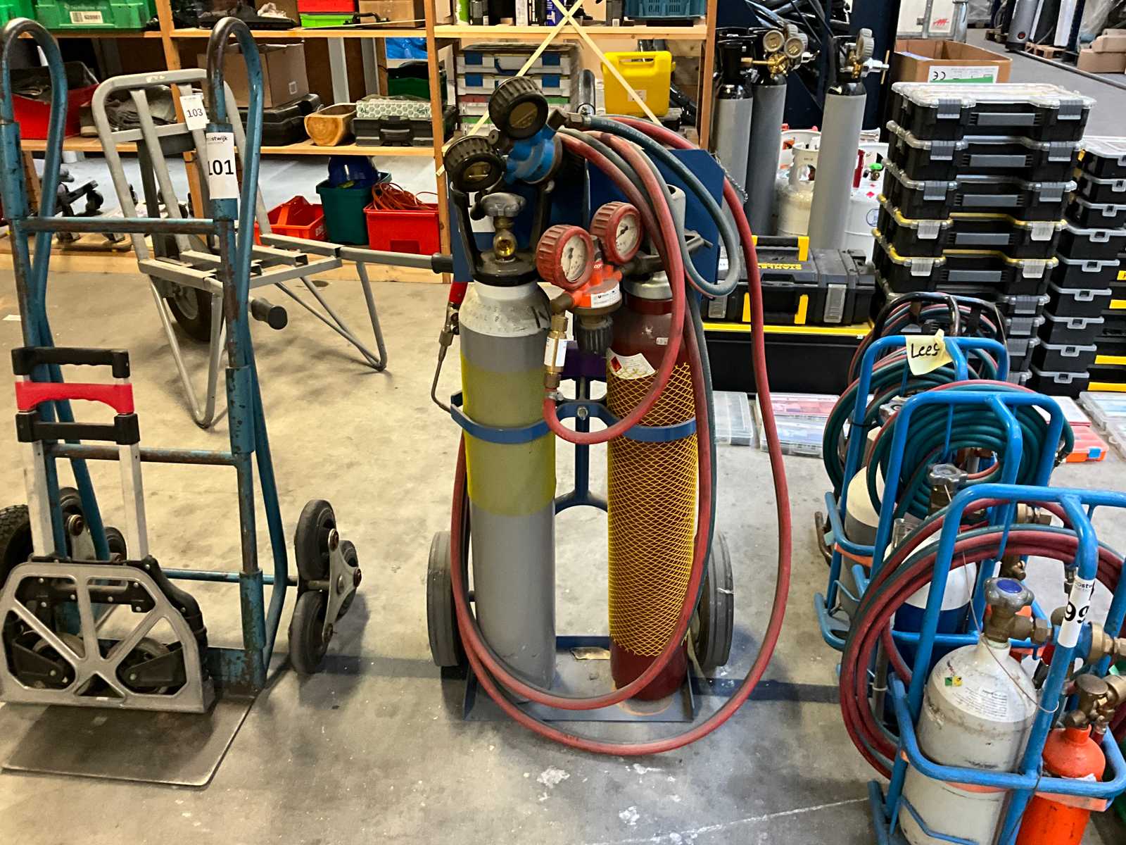 Oxy-fuel welding/cutting set