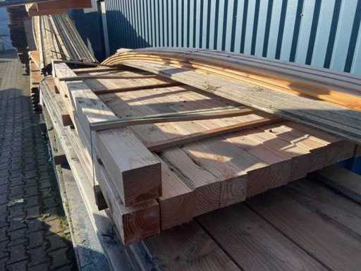 Poutres Douglas rabotées 2500x90x90mm (14x)