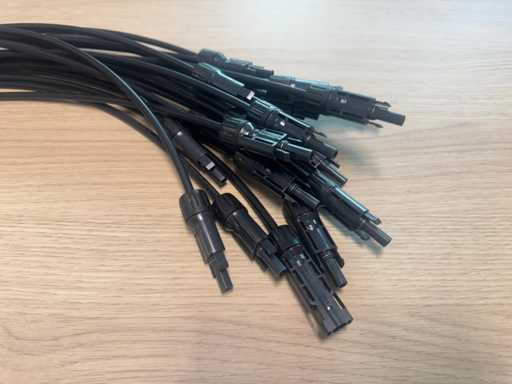 Longi - MC4 - set van 20 verlengkabels (58 cm) t.b.v. zonnepanelen