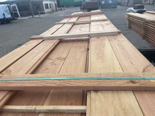 Douglasie Blockhaus Profil 5000x180x28mm (76x)