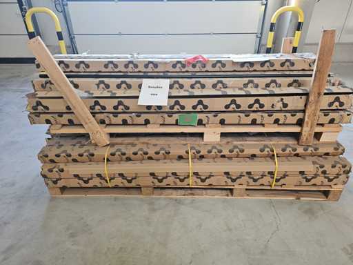   Cabinet Tube Black D28, L=2350mm