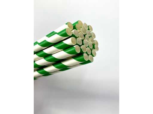 *NOU* Paie de hârtie, diverse Culori și modele, paie pentru băuturi (1000 de seturi)