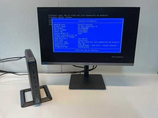 HP Quad core T620 Workstation with monitor