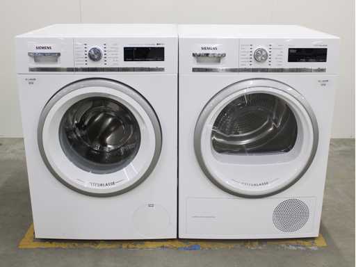 Siemens iQ700 iSensoric sensoFresh System extraClass Washing Machine & Siemens iQ700 iSensoric selfCleaning condenser extraClass Dryer