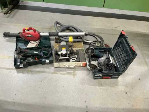 Assortiment handslijpmachines