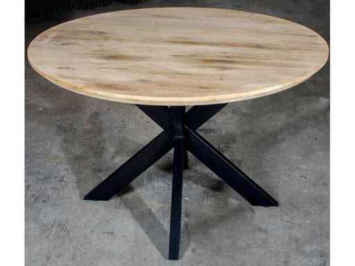 Atomic - Massief Eiken Eettafel Ø 120 (2x)