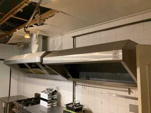 Afzuigkap met motor (2x)