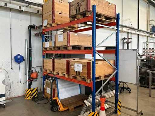 Pallet rack without contents