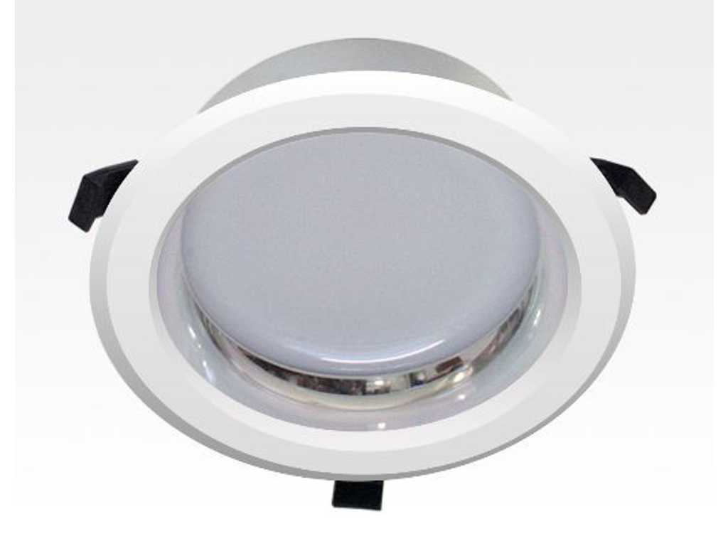 Package of 3 - 15W LED Recessed Downlight White Round Warm White/2800-3000K 1100lm 230VAC IP44 120 Degree Lighting Wall Light Ceiling Light Interior Light Recessed Light Office Light Path Lighting Aisle Lighting
