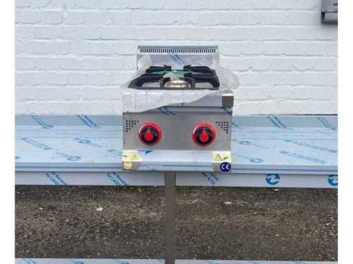 Gastronomie - Cuisinière à gaz 2 brûleurs neuve