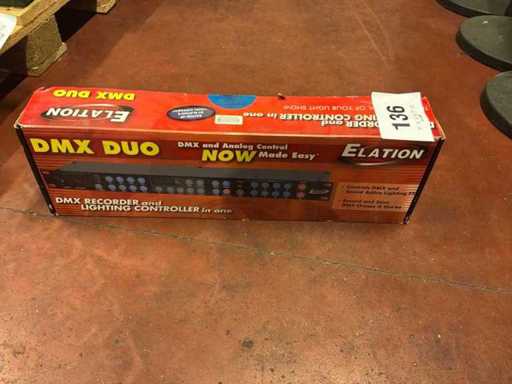 Registratore Elation DMX DUO e controllo illuminazione in 1