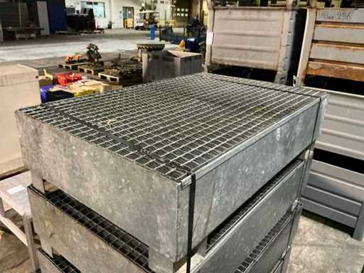 Plateau de goutte galvanisé