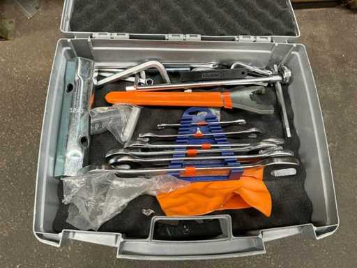Small hand tools in case