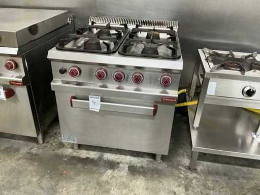 Diamond G9/4BF8 Stainless Steel Gas Fired Stove