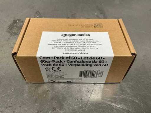 Amazon Basics Type 10 Hearing Aid Batteries (79x)