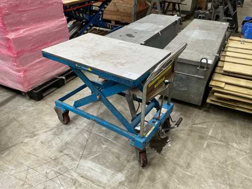 Scissor lift table