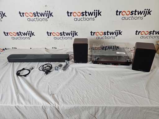 JBL Bar 5.0 Multibeam - Soundbar - Zwart + Lenco LS600WA