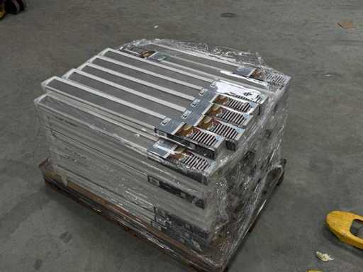 Suncollection - Dubbelrolgordijn 90 x 220 cm grijs met koord lichtdoorlatend (88x)