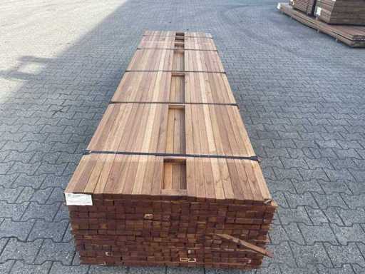 Guyana Teak Slats Planed 3050x40x27mm (283x)