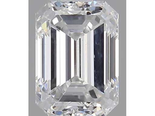 Diamant - 1.06 carat Emerald geslepen diamant (gecertificeerd)