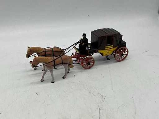 Postkutsche Landauer Modellauto 1:43