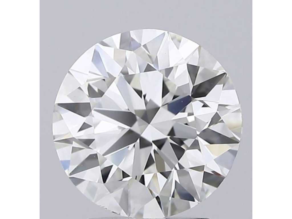 Diamant certifié F VS1 3,52 carats