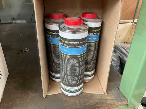 Haogen Plast Liquid PVC blue (3x)