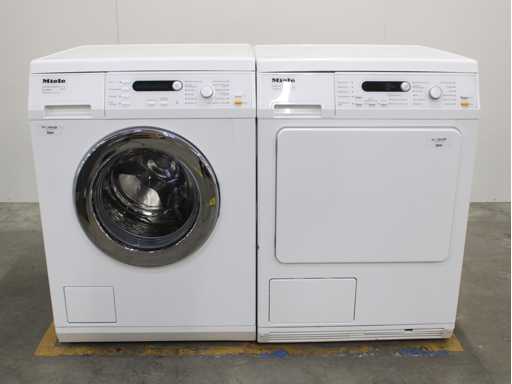 Miele W 5965 SoftCare System Wasmachine & Miele T 8841 C SoftCare System Wasdroger