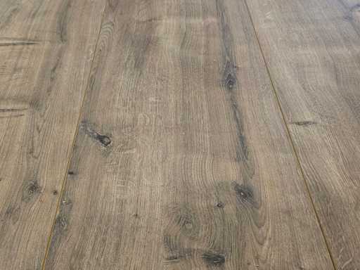 36 m2 de large planche stratifiée - 1261 x 244 x 8 mm