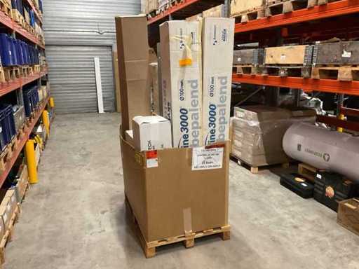 Batch of installation material