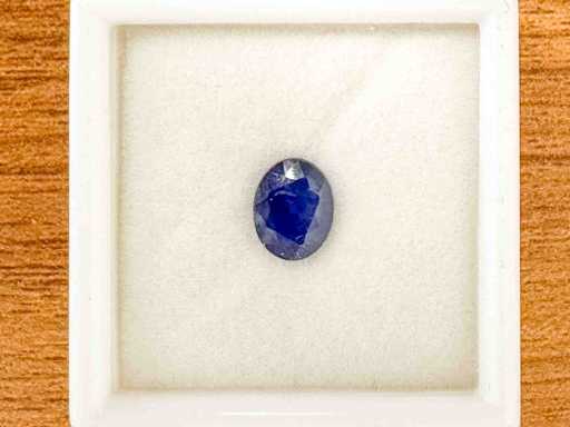 Saffier 2.47 carat natuurlijke saffier