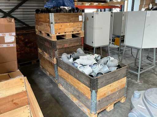 Charge verschiedener PVC-Kupplungen