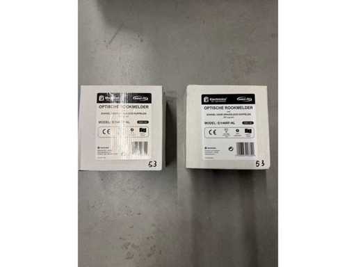 Ei Electronics - Ei146RF-NL - Optischer Rauchmelder 230V, mit 9V alkalinischem Backup-Funk (RF) (2x)