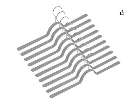Partij Levivo Clothing hangers Dark Grey (80x)