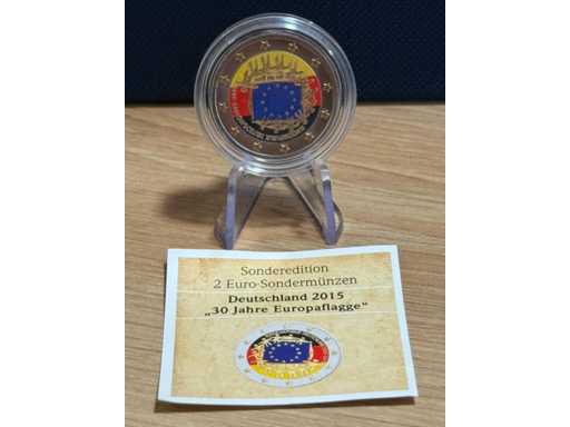 2 Flaga Niemiec Euro 2015 z zastosowaniem złota i koloru