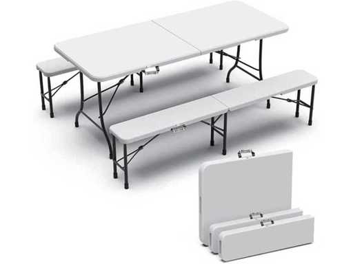 Masa de picnic și băncile Vounot (4x)